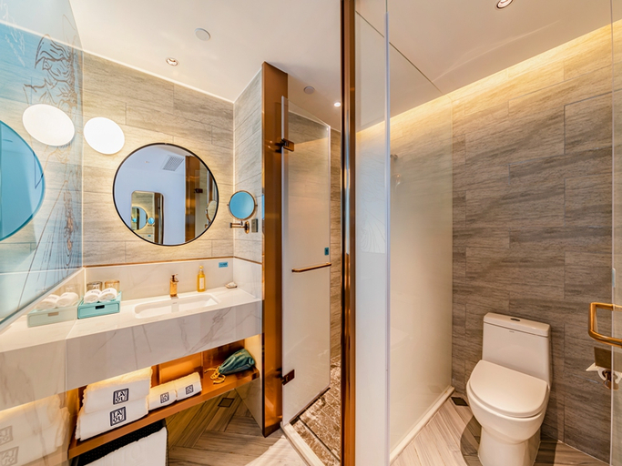 Bathroom 3, Fuzhou Changle District Changle Airport Zhanggang Lan'ou Hotel, Fuzhou