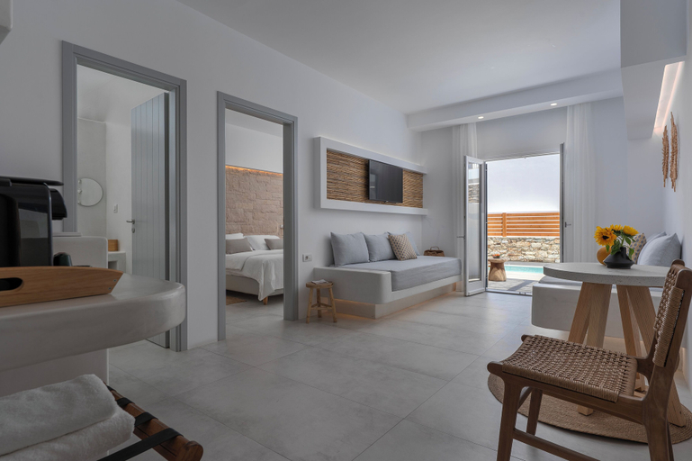 Living area 3, Ios Art Suites, South Aegean