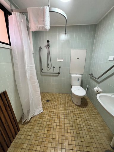 Accessible bathroom 3, Christine Griffiths Units, Dubbo - Pt A