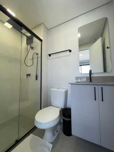 Bathroom 4, EDIFICIO UP - Loft proximo a Vila Germanica e FURB com vaga., Blumenau