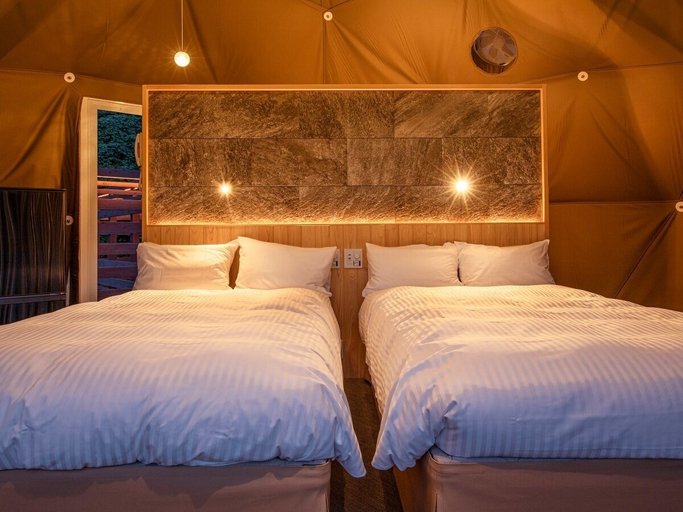 Bedroom 3, Glamping Gokan, Nakagawa