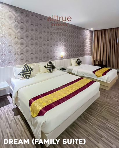 Bedroom 3, Alltrue Sydney Hotel Batam Center, Batam