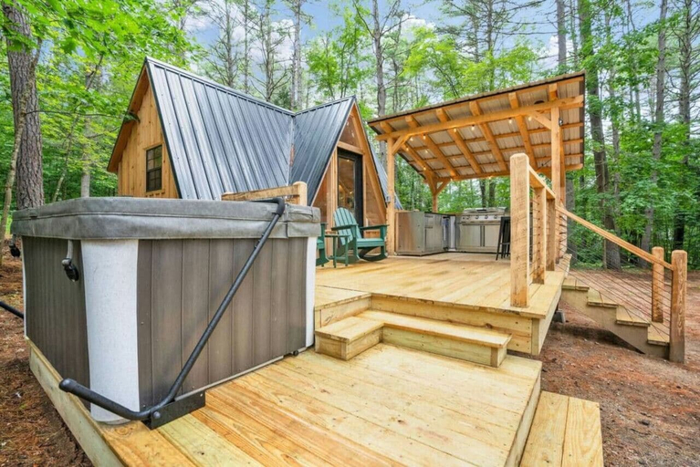 Interior 5, A Serene A-frame Cabin With Hot Tub, Oxford