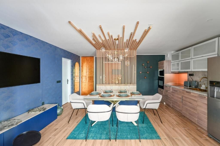 Dining 2, Appartement Design Porte de Paris avec parking, Hauts-de-Seine