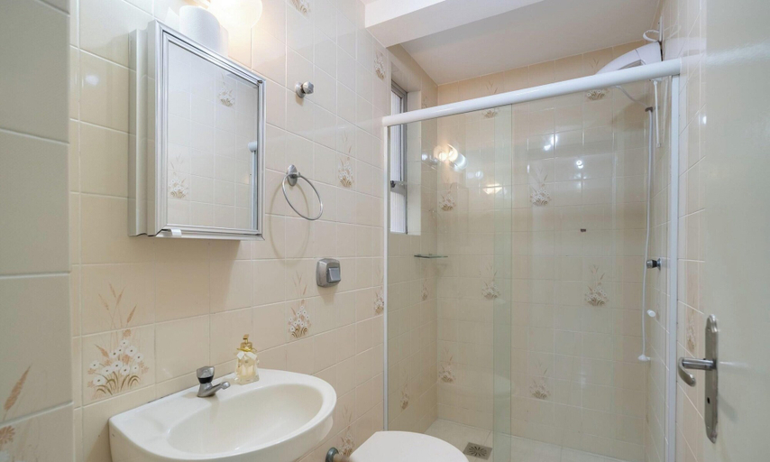Bathroom, Apt w/ 2BR and Balcony in Downtown Floripa Ceb1106, Florianopolis