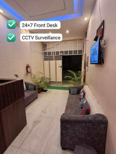Public Area, Shri Niwaas Guest House, Varanasi