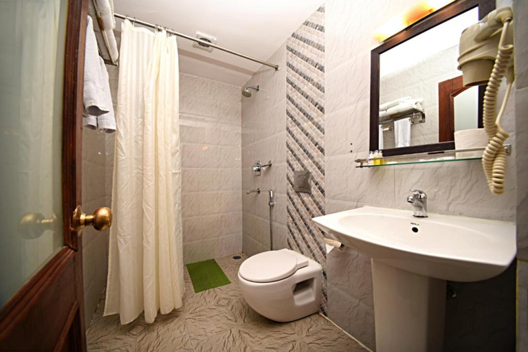 Bathroom 4, DOM Himalaya Hotel, Bagmati