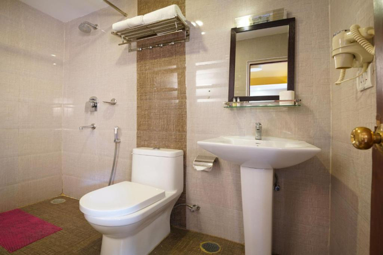 Bathroom 4, DOM Himalaya Hotel, Bagmati