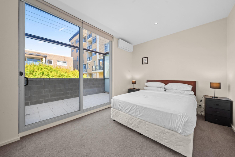 Bedroom 2, Spacious Apartment With Gym & Pool Access, Canberra