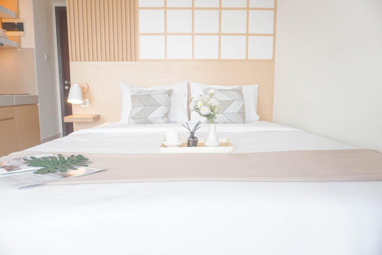 Bedroom 2, Modern Tidy Studio at Pollux Chadstone By Travelio, Cikarang