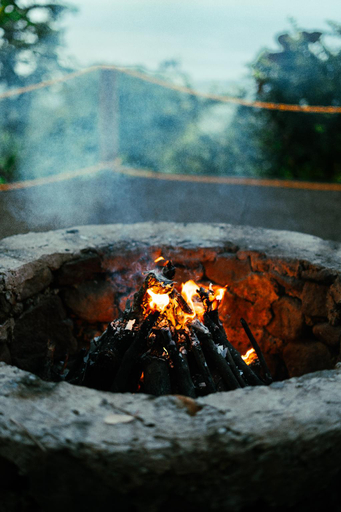 Fireplace 4, Matahom Forest Glamping Tent 1, Mambajao