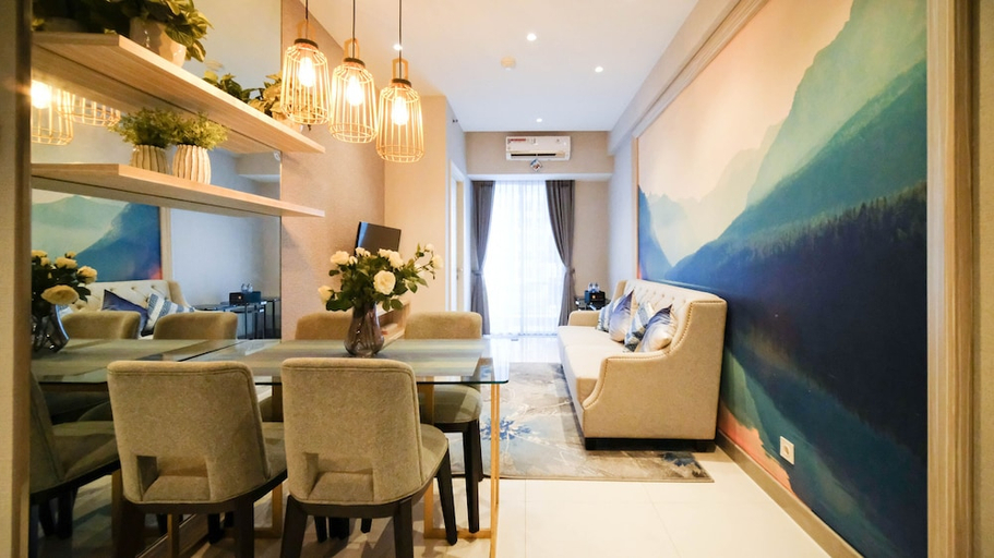 Living Area 4, Cozy Living 2Br At Anderson Supermall Mansion Apartment, Surabaya