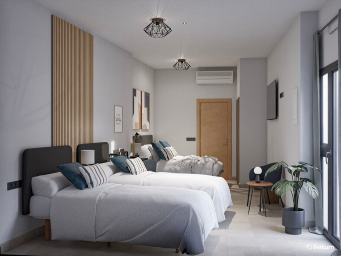 Room 2, Sant Adrià Urban Suites by gaiarooms, Barcelona