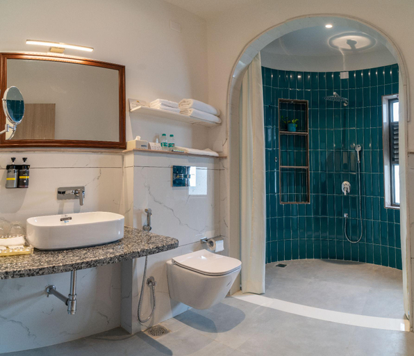 Bathroom 4, The Solarium Resort (with Swimming Pool), Udaipur