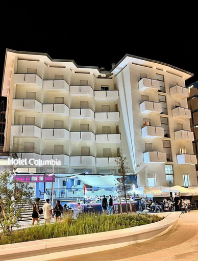 Exterior & Views 2, Hotel Columbia Frontemare, Rimini