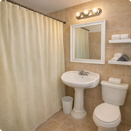 Bathroom, Miami Beach Charm Inviting 1br Space, Miami-Dade