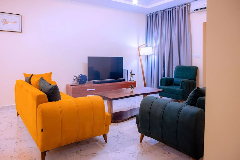 Living area 2, The Crib Serviced Apartment, Eti-Osa