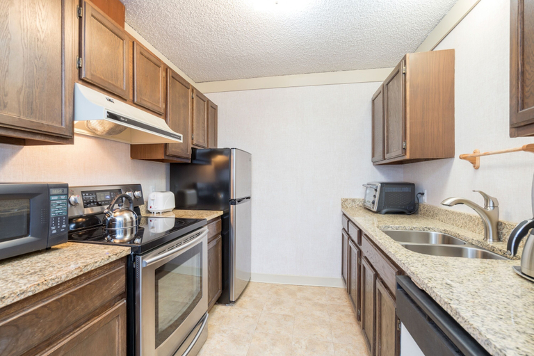Private kitchen, Mountainside Inn 422 - Nr 1 Bedroom Condo, San Miguel