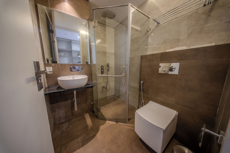 Bathroom 5, La Bela Casa Suites Candolim, North Goa