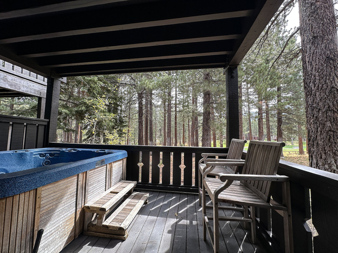 Outdoor spa tub 2, Timbers 6 Updated and Pet-Friendly, Private Jacuzzi, Private Garage by RedAwning, Mono