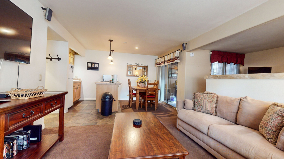 Living area 2, Mammoth Estates Studio Condos - 2 Blocks from The Village Gondola Station by RedAwning, Mono