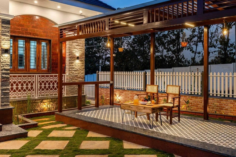 Outdoor dining 2, White Meadows Mysore, Mandya