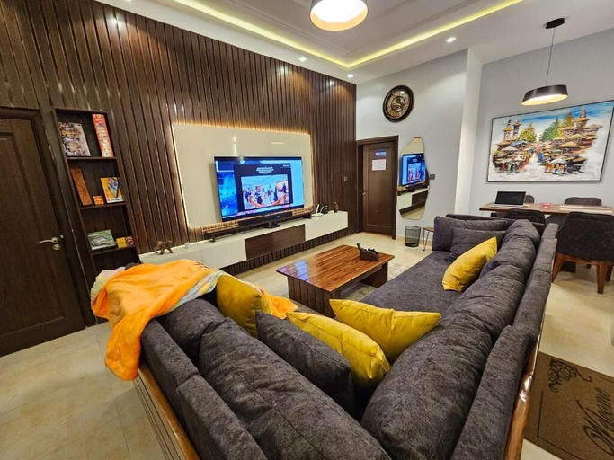 Living area 2, Bateye Residence by Bedrock, Kosofe