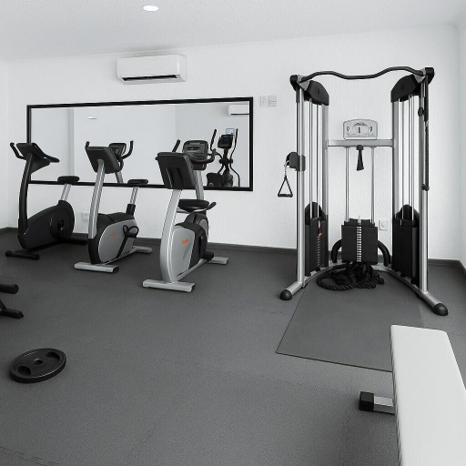 Fitness facility, Abujaluxeliving Shortlets, AbujaMun
