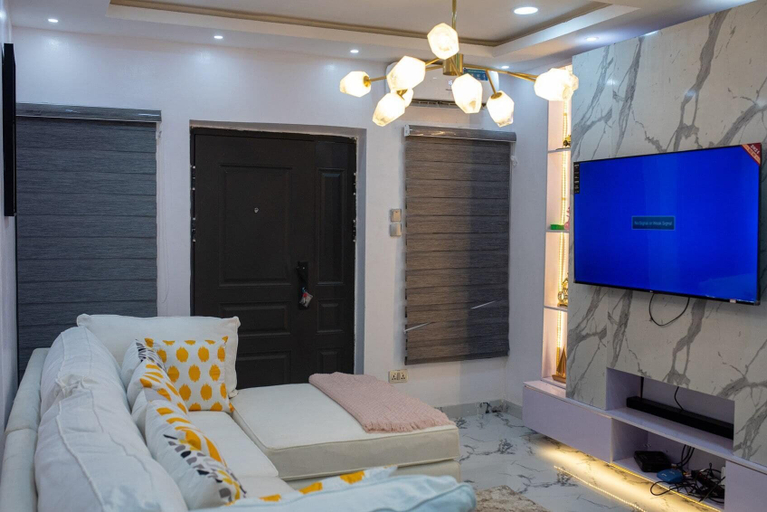 Living area 4, The Crib Serviced Apartment, Eti-Osa