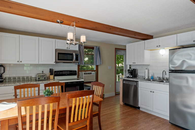 Private kitchen, Idyllic Lakeside Getaway 4 Bedroom Home by RedAwning, Belknap