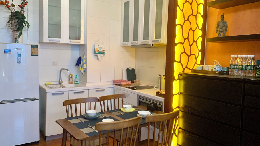 Private kitchen 4, Beijing CBD - Cozy suite with Queen bed, Beijing