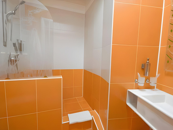 Bathroom 3, Apart Hotel in Most City, Dnipropetrovs'ka