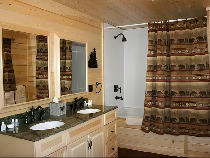 Bathroom 4, St. Mary Village, Glacier