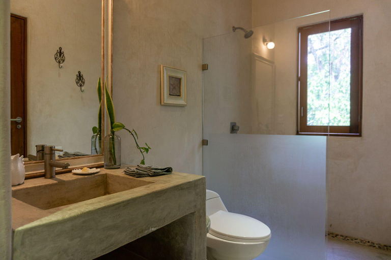 Bathroom 4, Cachito de Cielo Luxury Jungle Lodge, Cozumel