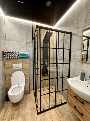 Bathroom 3, Zajazd Stodola sauna w cenie, Kłodzko
