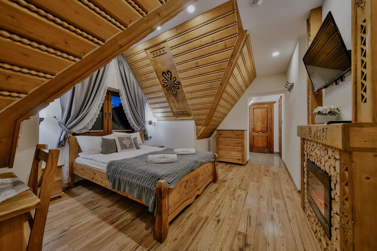Bedroom 2, Willa Goralski Styl - Jacuzzi, Sauna, Goralska Goscinnosc, Tatra