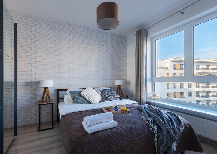 Bedroom 2, P&O Serviced Apartments Group Komputerowa, Warsaw