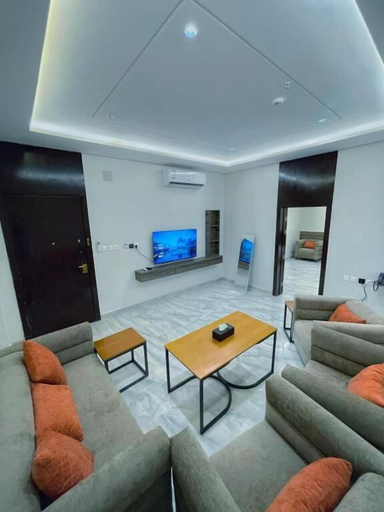 Living area 3, Calm Serviced Apartments 4, Riyadh