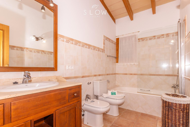 Bathroom, Villa Cas Frares by Slow Villas, Baleares