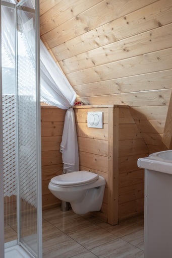 Bathroom 3, DOMKI TATRY z jacuzzi i sauną w cenie, Nowy Targ