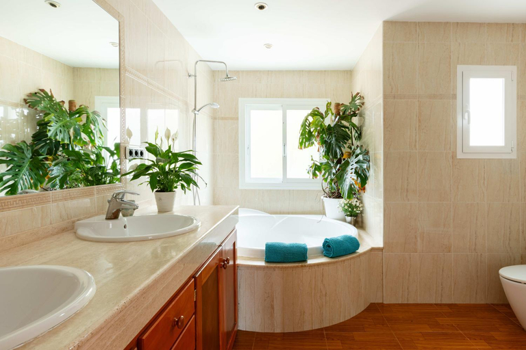 Bathroom 5, Villa Mara- Close Playa den Bossa beach, Baleares