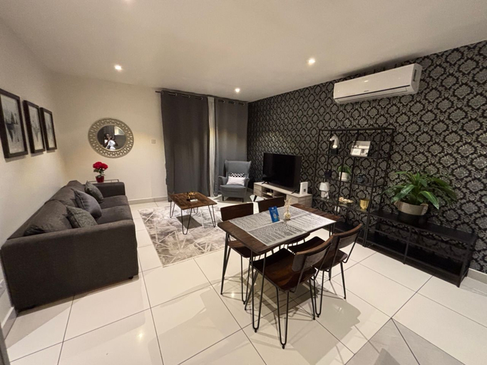 Living area 2, Embassy Onebedroom by Unique Abodes, Accra