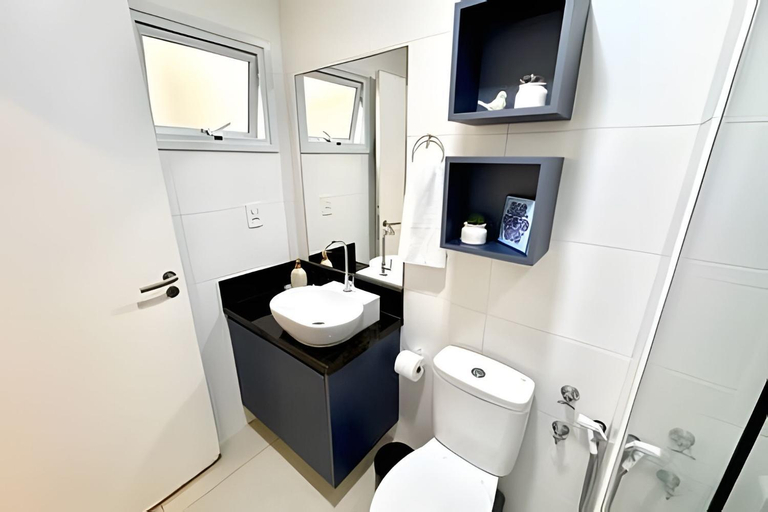 Bathroom 3, Espetacular apartamento na praia dos Ingleses, Florianopolis