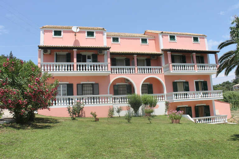 Exterior view 2, Pink House Socrates, Ionian Islands