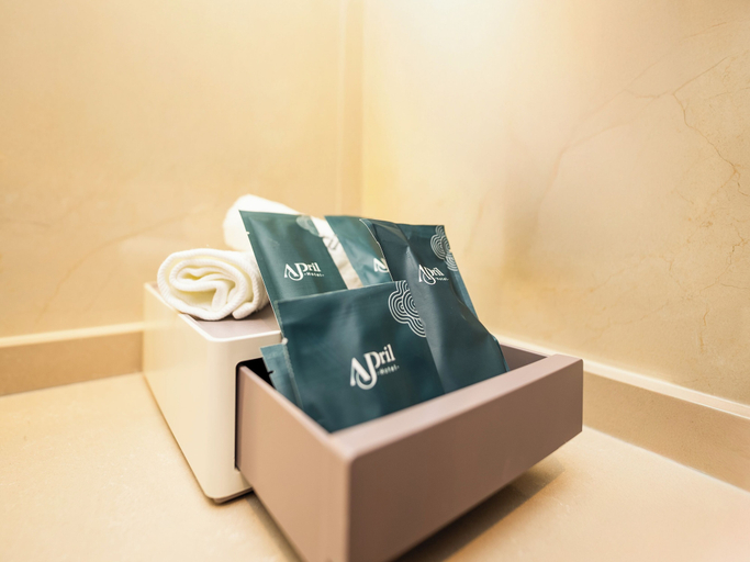 Bathroom amenities, April Hotel, Aqaba