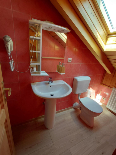 Bathroom 2, Tiszafa Vendeghaz Szentgal, Veszprém