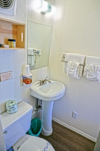 Bathroom 3, Arbor Inn Motel Oakridge, Lane