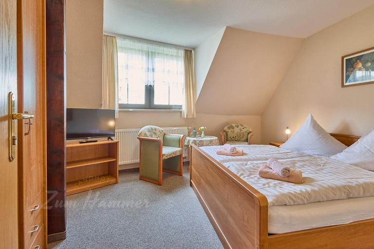 Bedroom 2, Landhotel Zum Hammer, Erzgebirgskreis