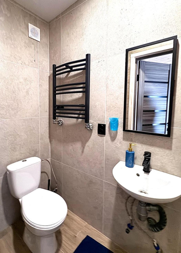 Bathroom, Inn Alibi, Turiis'kyi