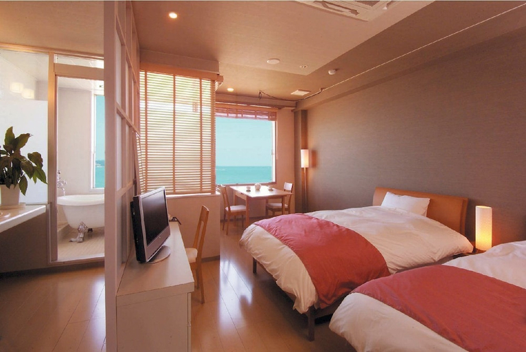 Bedroom, Kamogawa Universe Hotel, Kamogawa